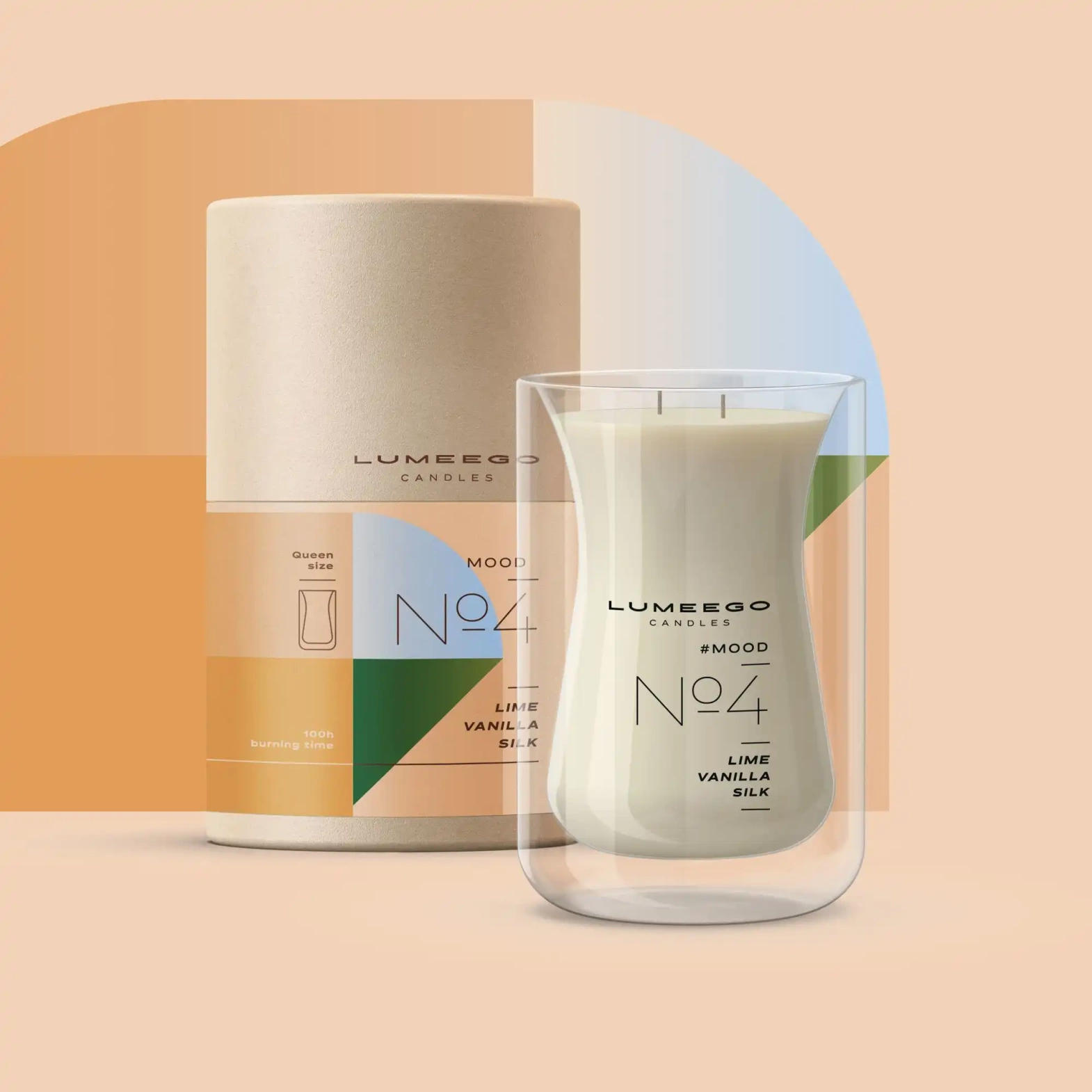 Lumeego :: Candle Queen WAVE L (scent your choice)