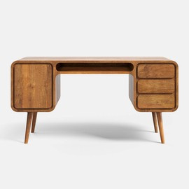 TABLE4U :: Julian Holzschreibtisch, Breite 150 cm, Bernsteinfarbe