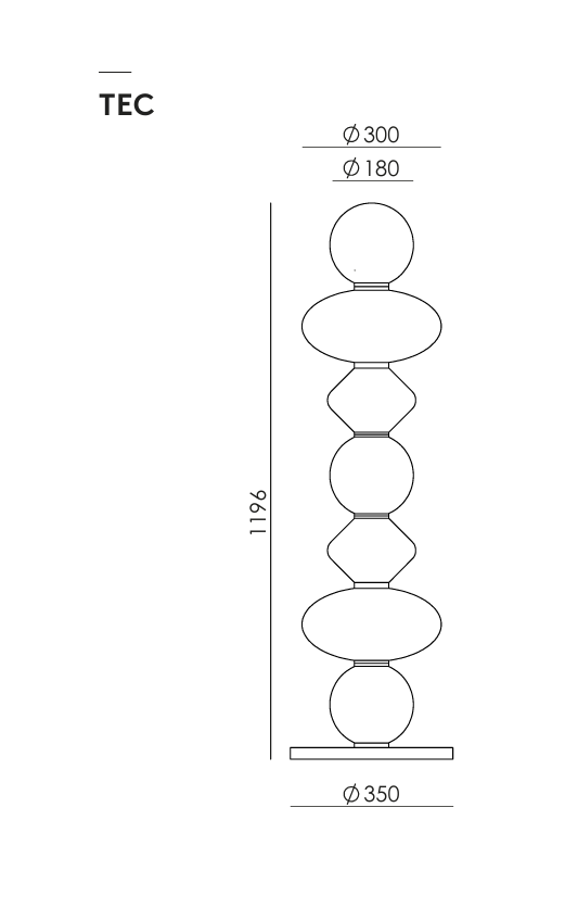 Aromas :: Stehleuchte Mapi, Höhe 119,6 cm, Farben zur Auswahl