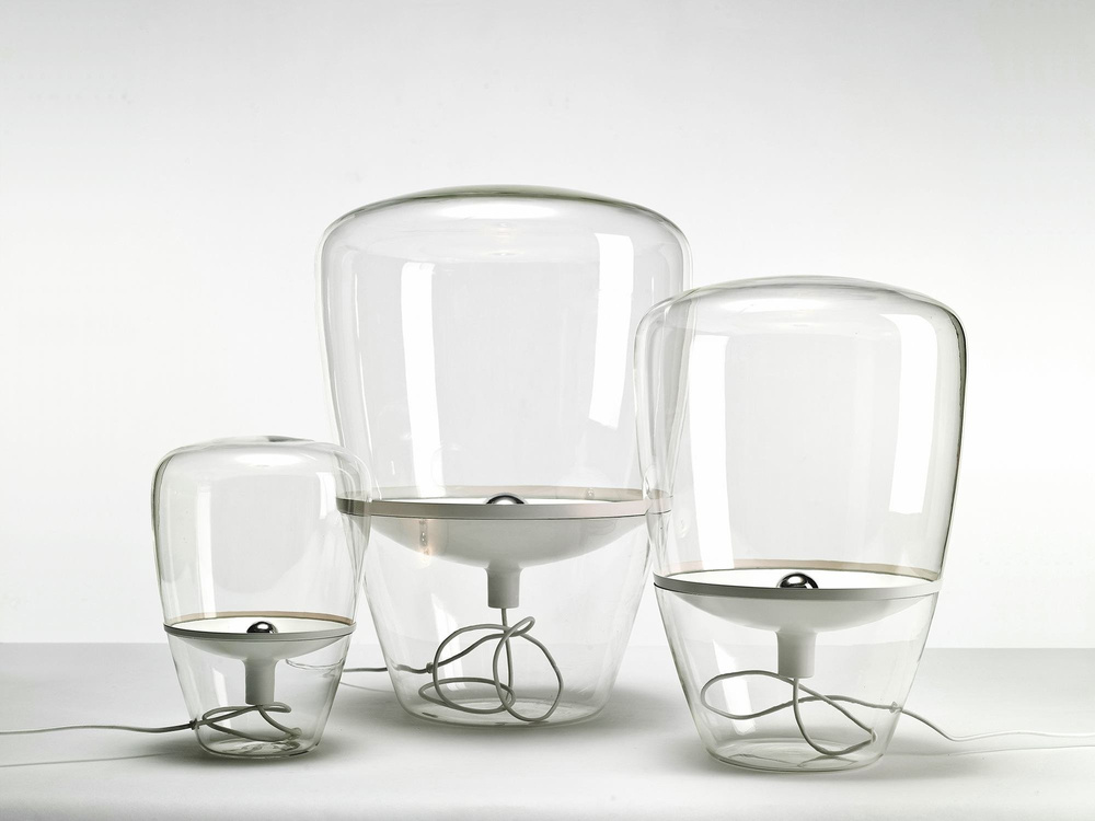 Brokis :: Tischlampe aus Glas Balloons transparent