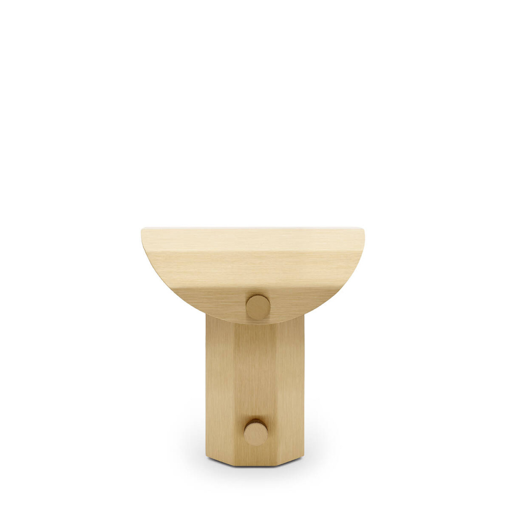 Kaspa :: Apolin portable lamp, height 18 cm, brushed brass