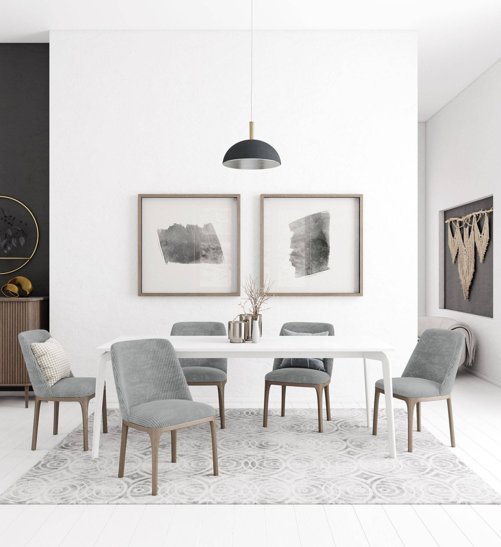 Claudie :: Movano upholstered chair, color to choose, width 53.5 cm