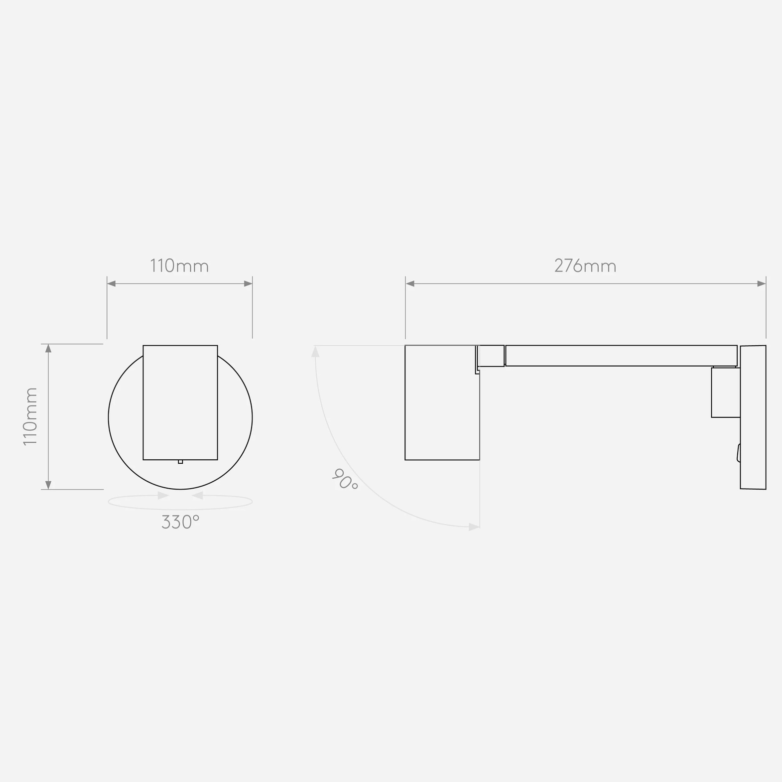 Astro :: Lampa ścienna / kinkiet Ascoli Swing