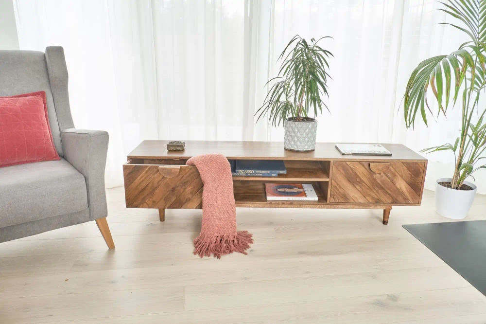 TABLE4U :: Wooden RTV cabinet Irena 150x40x45 carmel