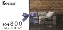 Gift card 9design: 800 zł
