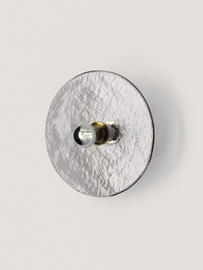 Aromas :: Nold Wandleuchte / Wandleuchte Durchmesser 30 cm transparent / gold Metall