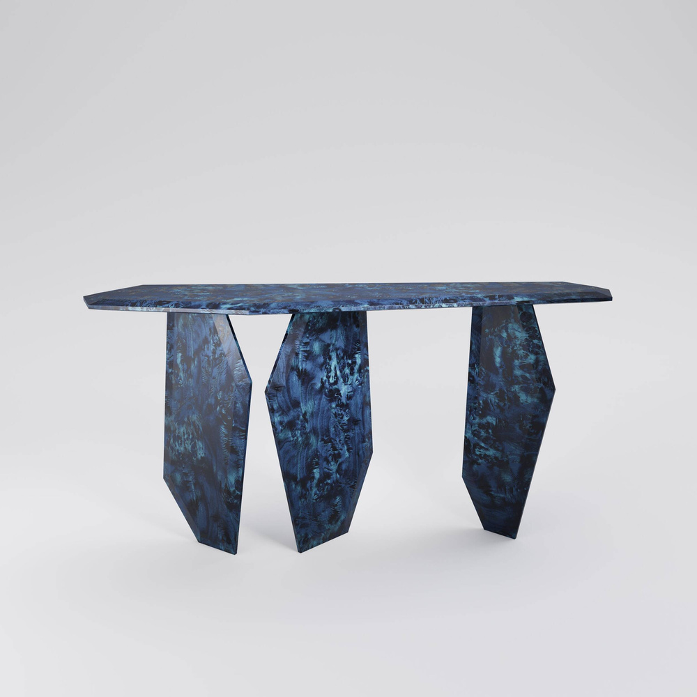 Bruni Design :: Voco sapphire blue console, width 154 cm