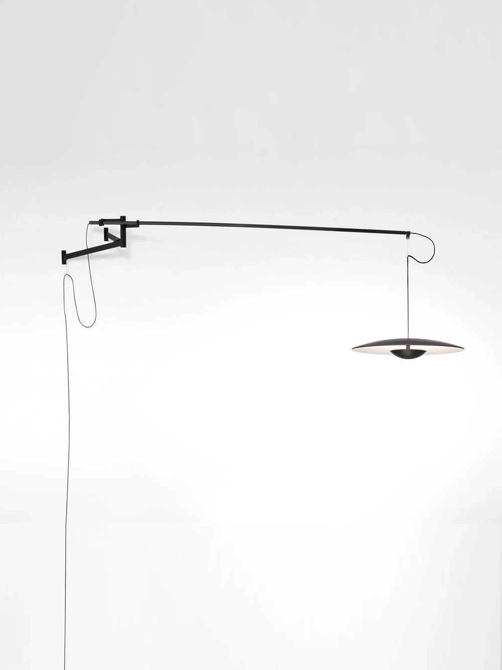 MARSET :: Ginger wall lamp, width 19.5 cm, black