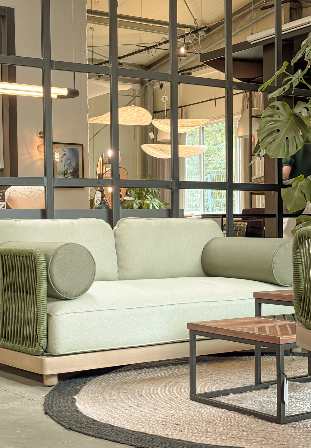 Kunesti :: Green it up 2-Sitzer Gartensofa, grün, Breite 160 cm