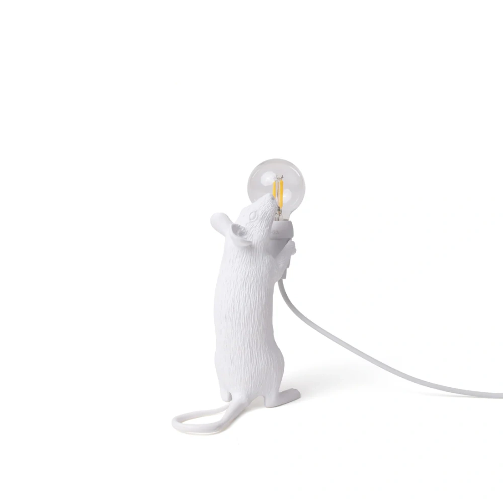 Seletti :: Lampa stołowa Mouse biała
