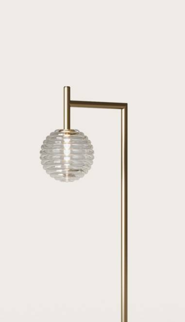 Aromas :: Doul table lamp, height 45 cm, gold