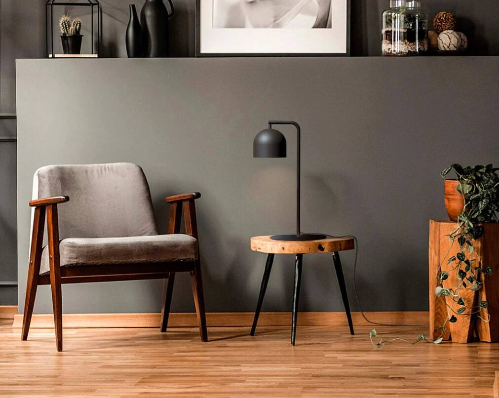 Robin :: Lampa stołowa / biurkowa Rio Table Articulated czarna wys. 45 cm