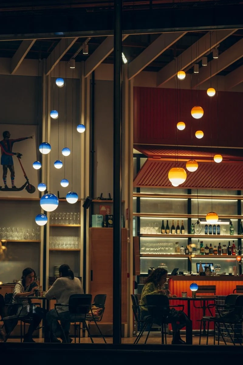 Marset :: Lampa wisząca Dipping śr. 20 cm niebieska