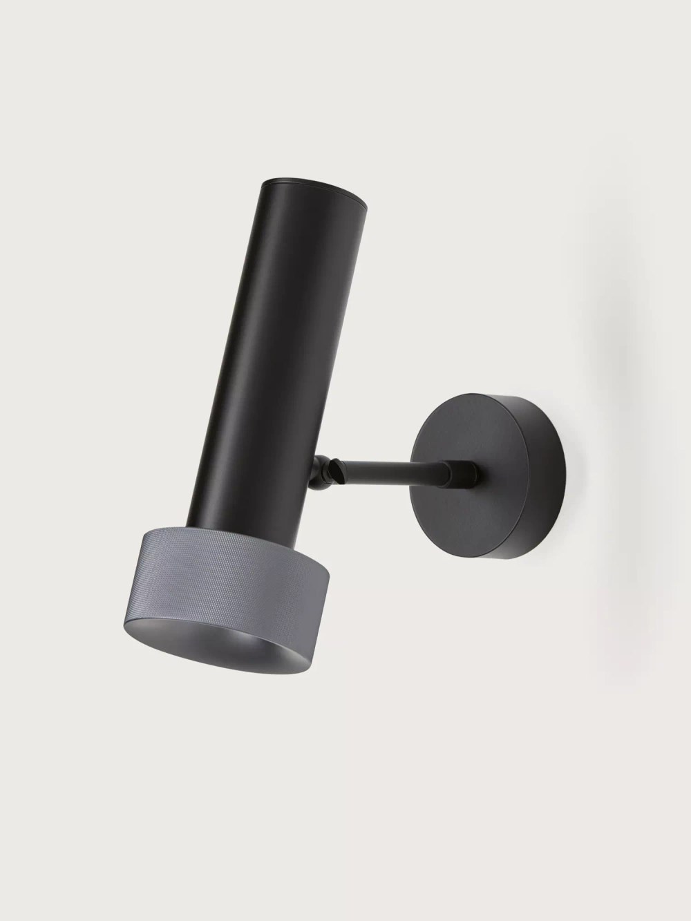 Aromas :: Wandlampe aus Aluminium Focus Durchmesser 10 cm schwarz