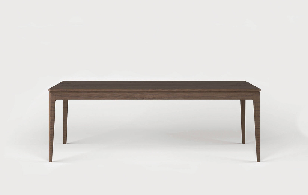 Selfia x 9design :: Bold non-extendable oak table, forastero color