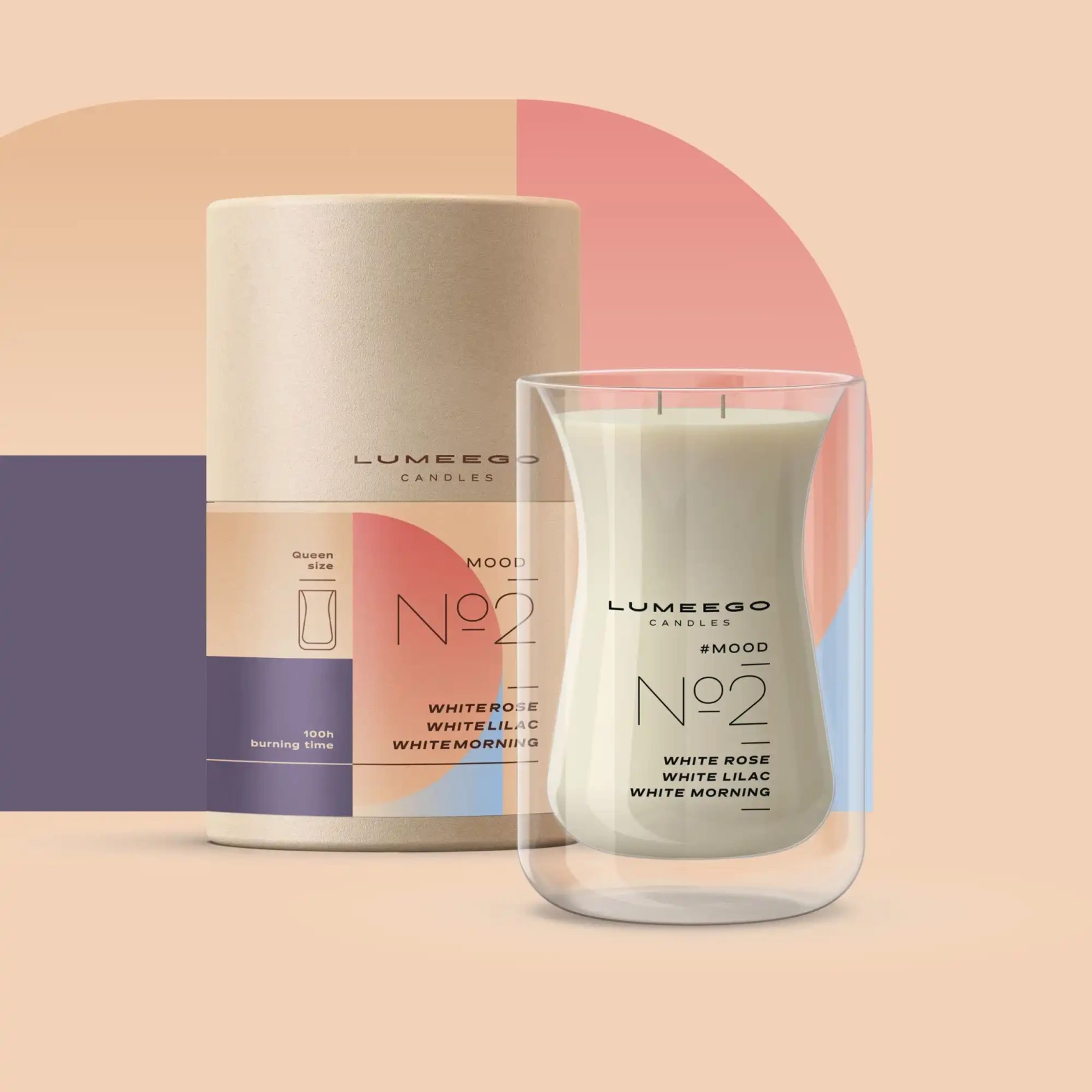 Lumeego :: Candle Queen WAVE L (scent your choice)