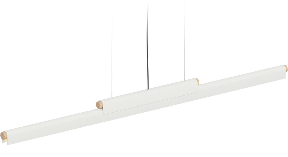 Robin :: Lampa wisząca Rudi on-off 3000K szer. 120 cm biała