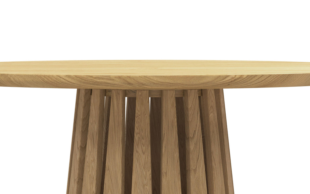Szyszka Design :: Sole oak table, diameter 120 cm, round, natural color