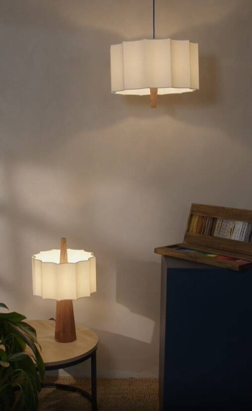 Robin :: Rain white hanging lamp, diameter 40 cm