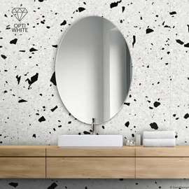 GieraDesign :: Bathroom mirror great white oval 45x60 cm