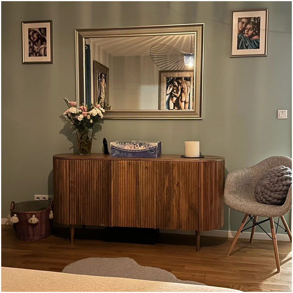 Table4U :: Wanda chest of drawers, mango wood, caramel, width 160 cm