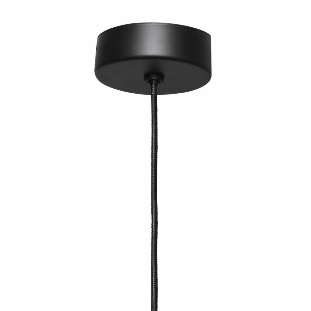Kaspa :: Avia Black hanging lamp, size M, black, diameter 30 cm