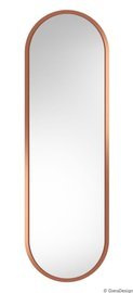 GieraDesign :: Wall mirror Ambient oval copper large lobby 40x150 cm