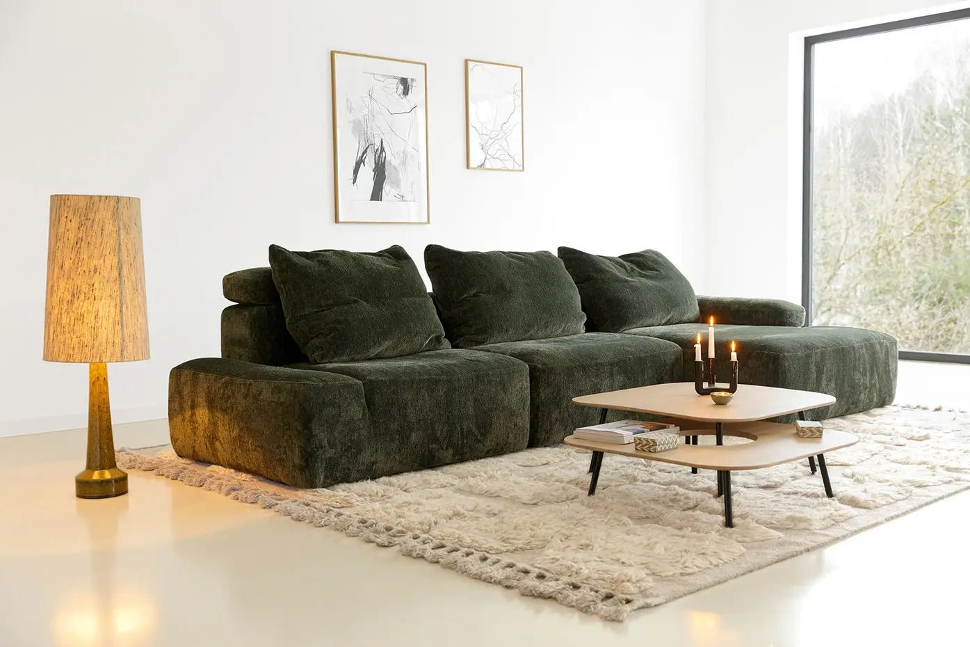 Sits :: Flynn Upholstered Corner Sofa