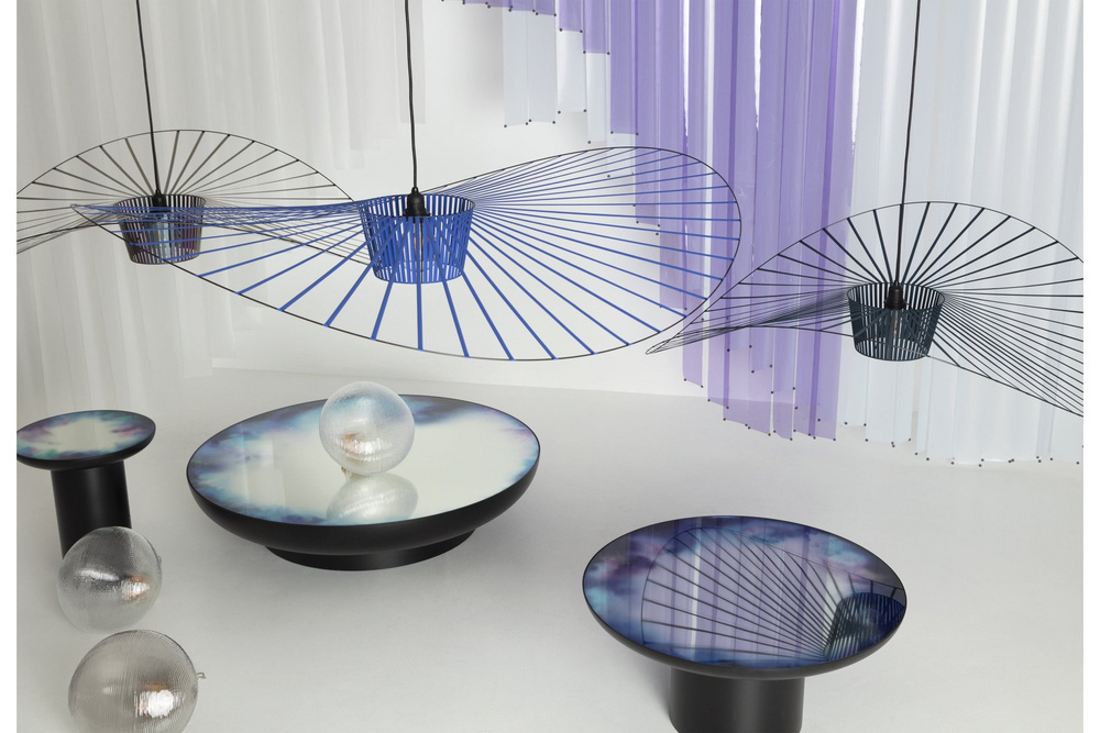 Petite Friture :: Lampa wisząca Vertigo niebieska śr. 200 cm