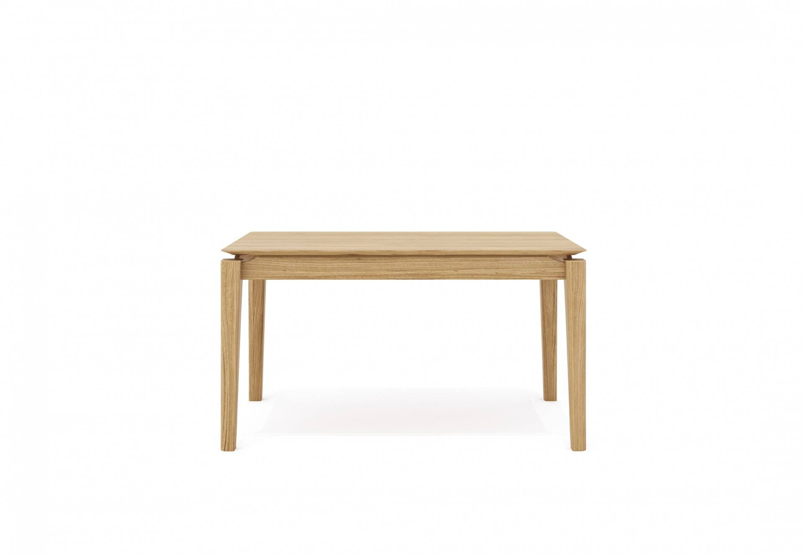 Selfia :: Chamfer oak wooden table - also available as an extendable version