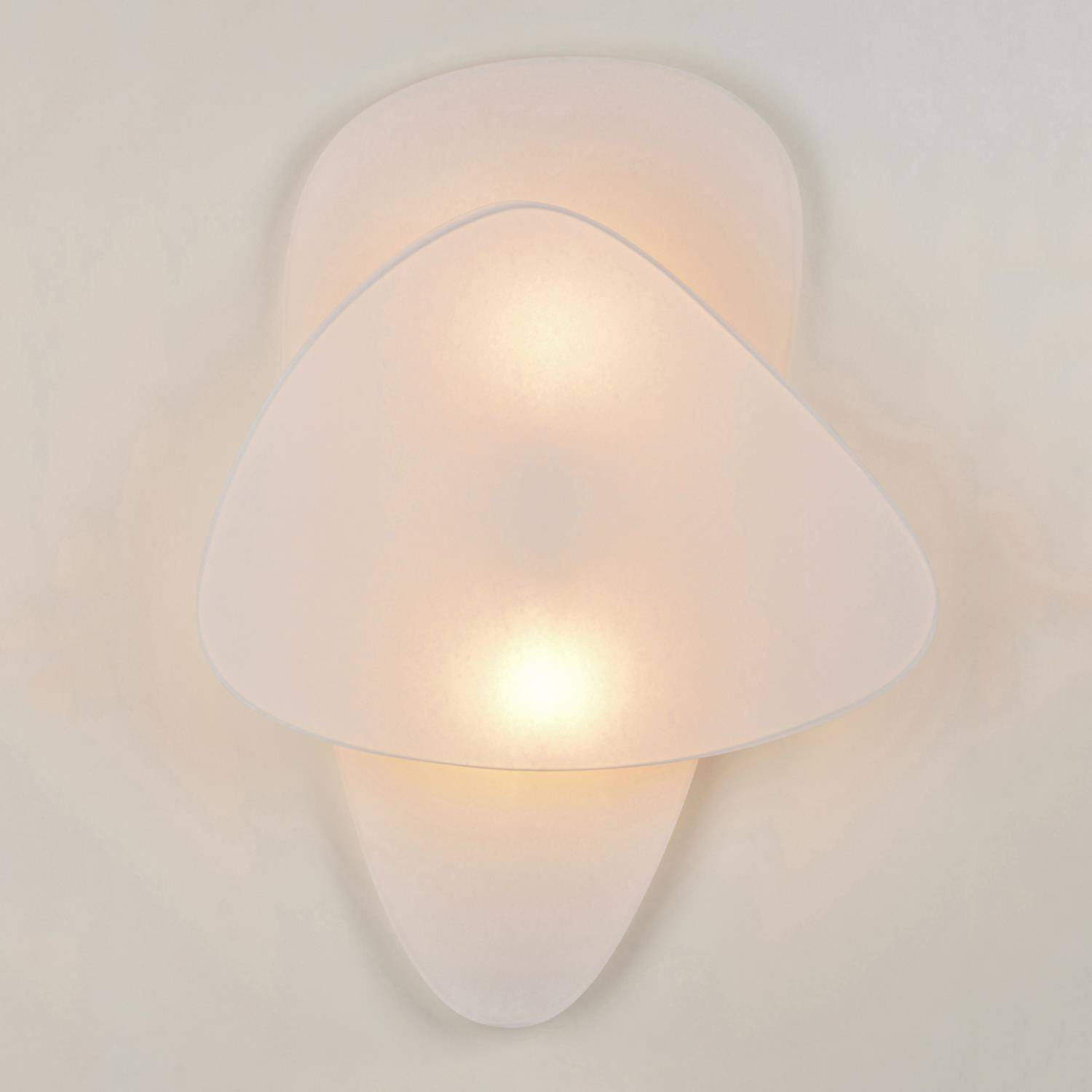 Market Set :: Wandlampe Leinwand Screen Größe 2L Höhe 59 cm weiß