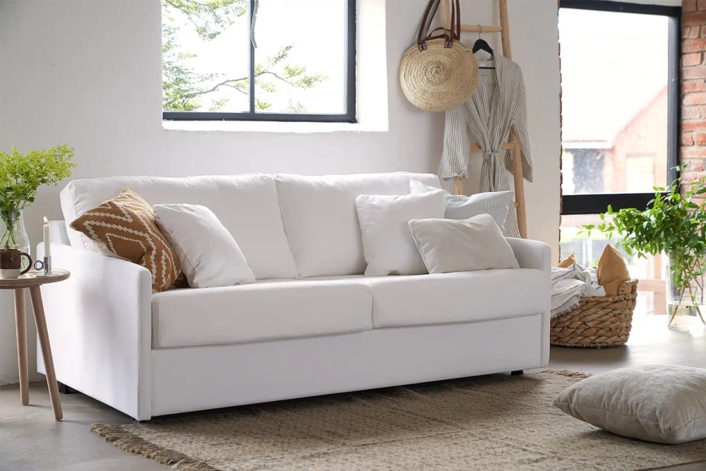Sits :: Lukas upholstered sofa with sleeping function
