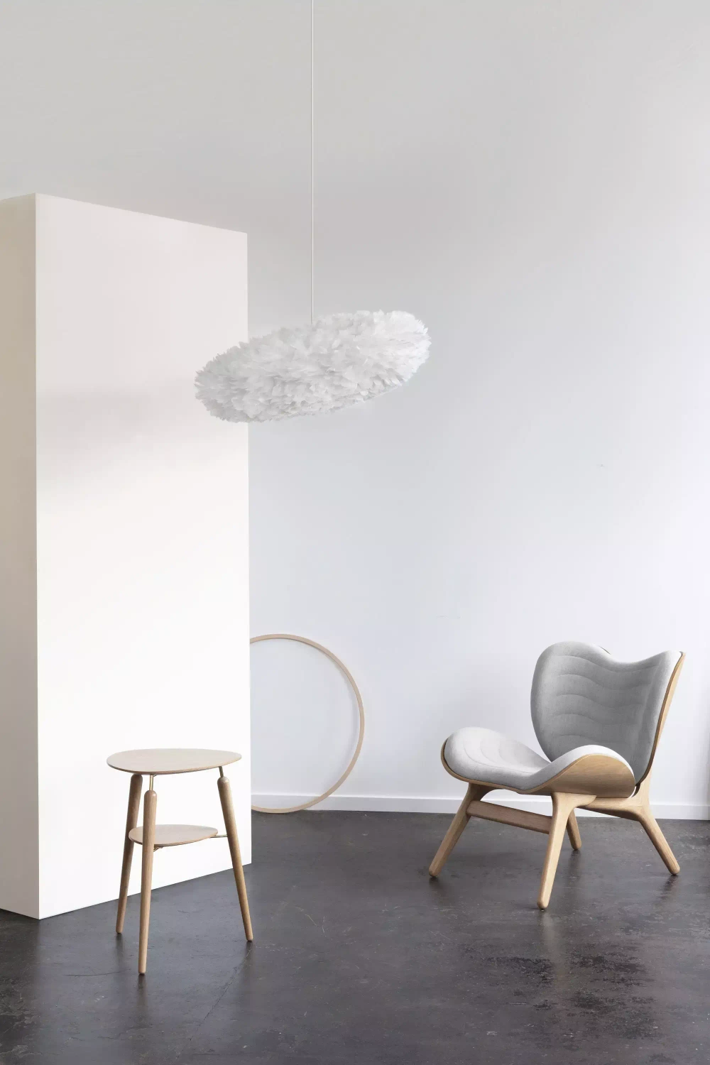 Umage :: Conversation Piece Sterling Polstersessel, grau, Breite 70 cm