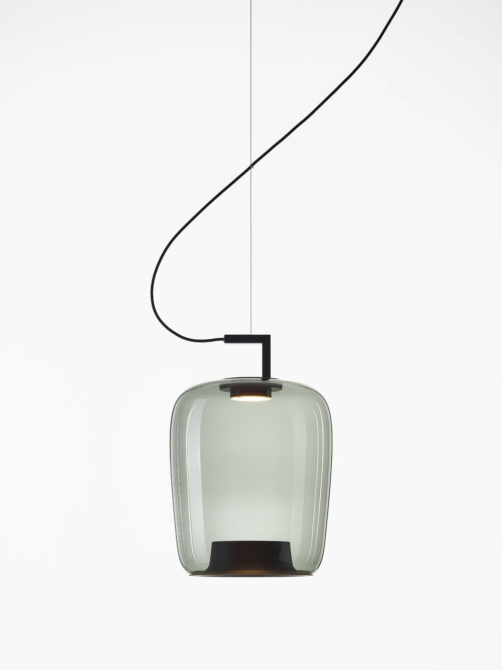 Brokis :: Double long pendant lamp, height 52.4 cm, gray