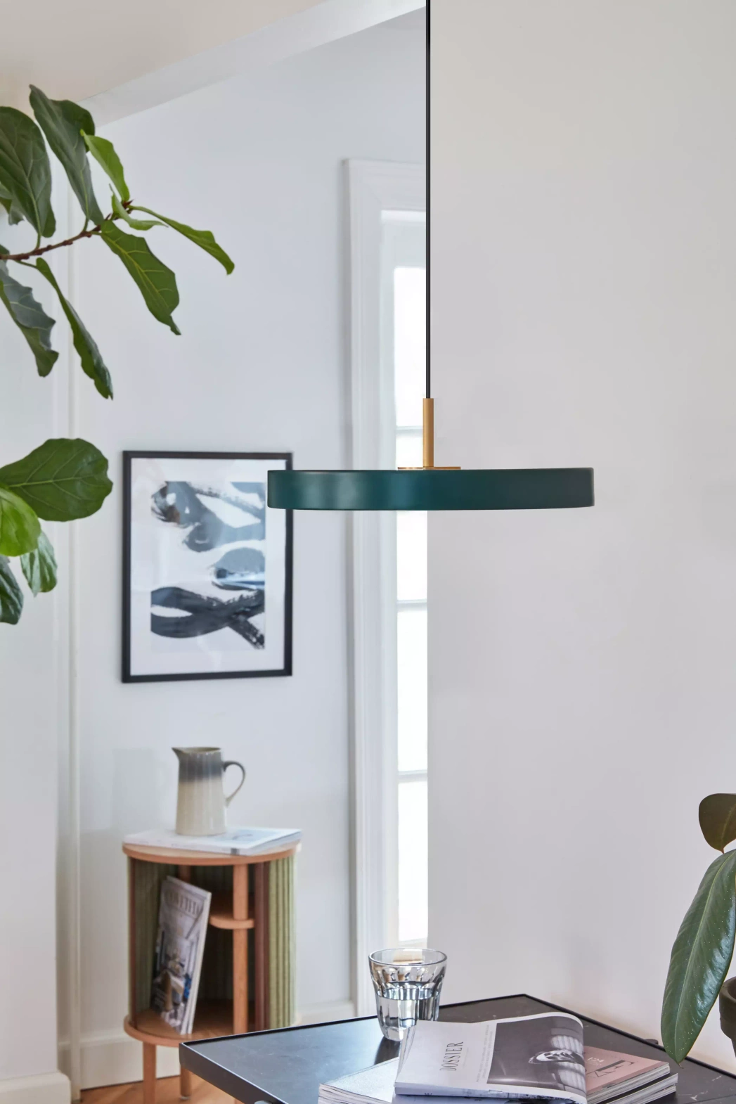 Umage :: Asteria Mini green hanging lamp, diameter 31 cm