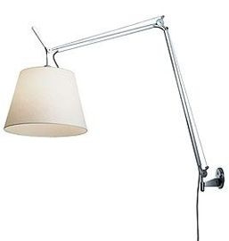 Artemide :: Wandlampe aus Pergament Tolomeo Mega Parete Lampenschirm 36 aus Pergament an aus weiß