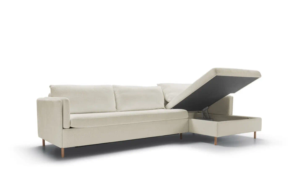Sits :: Pixie upholstered corner sofa with sleeping function