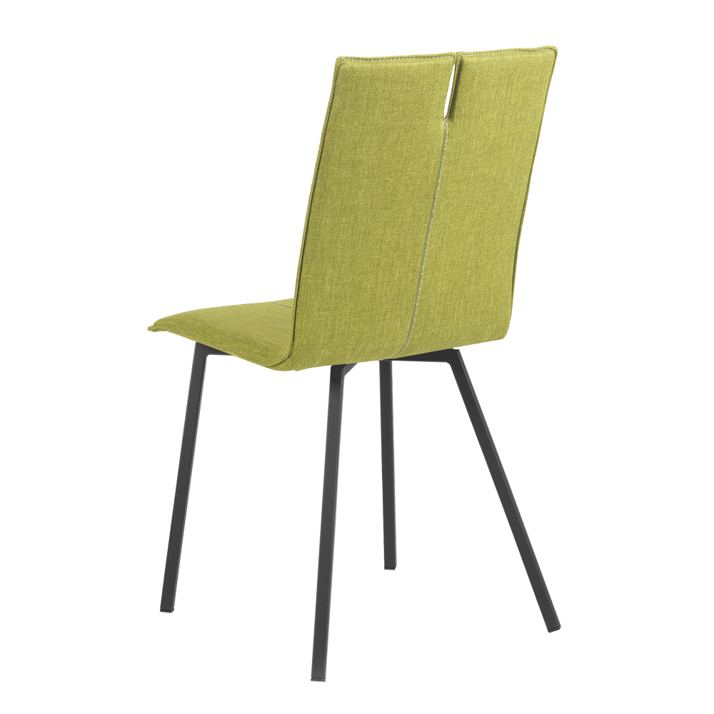 Mobitec :: Mood 31 upholstered chair, green, width 44 cm, metal legs