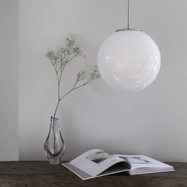Embassy Interiors :: Glass white lamp ball dia. 30 cm