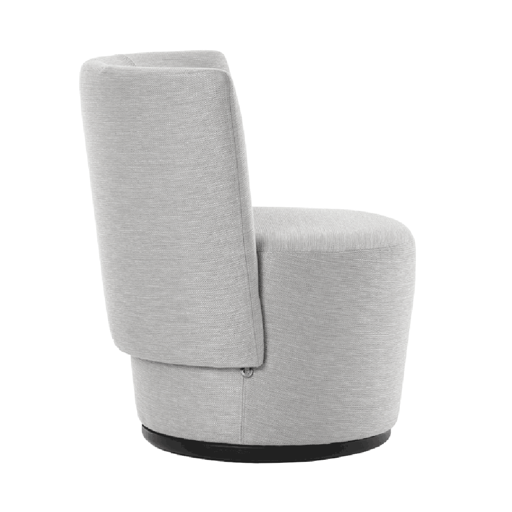 Mobitec :: Bolero swivel chair, upholstered, gray, width 70 cm