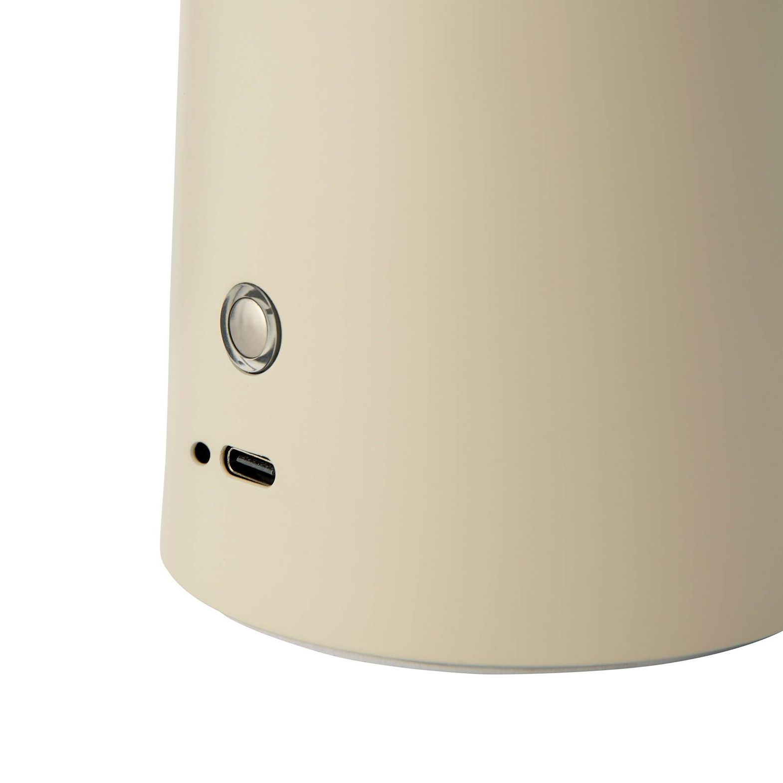 Design For The People :: Portable table lamp Faye, height 21 cm, beige