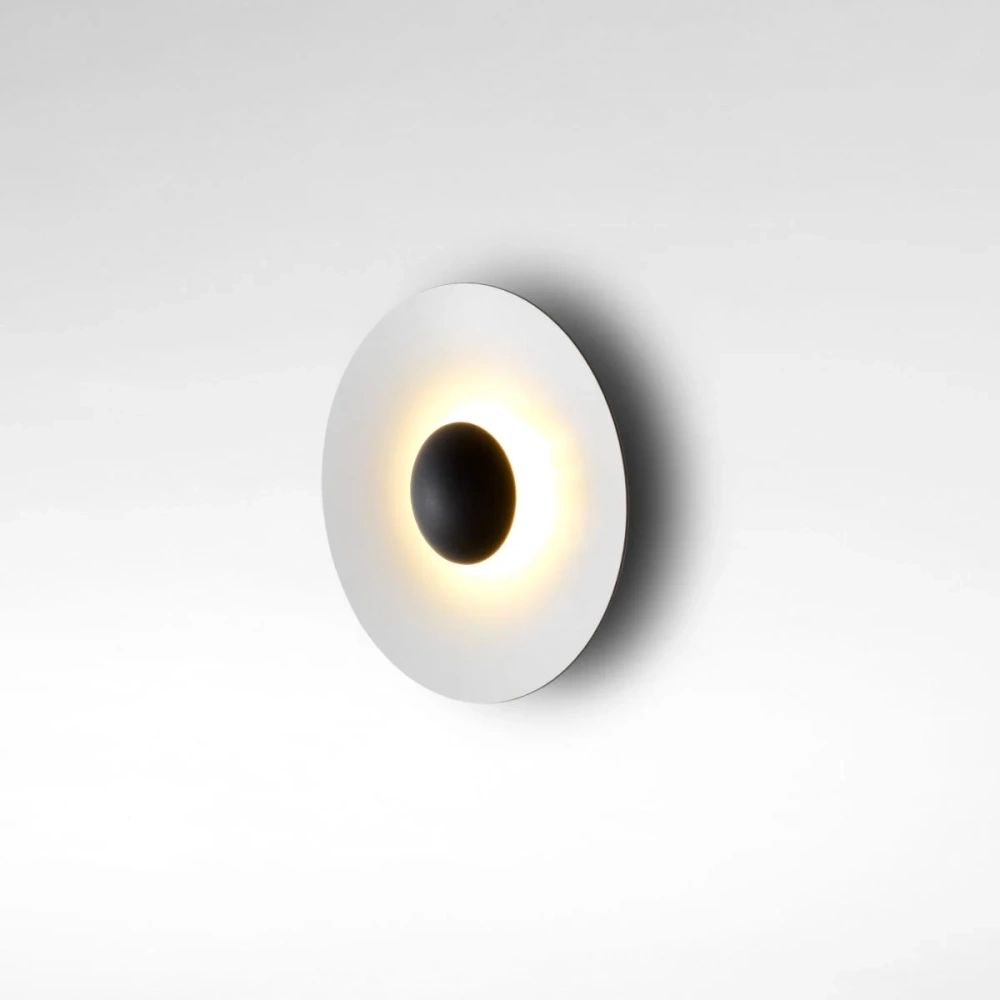 MARSET :: Ginger wall lamp, diameter 19.5 cm, white
