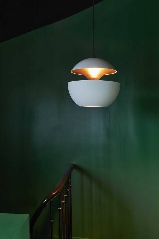 DCW:: Here Comes The Sun white pendant lamp, diameter 25 cm