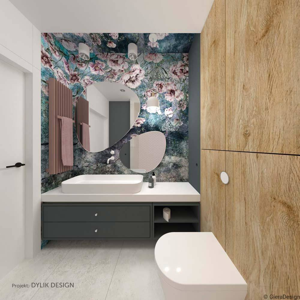 GieraDesign :: Lustro dekoracyjne Nowoczesne FLY nieregularne do salonu 60x80 cm