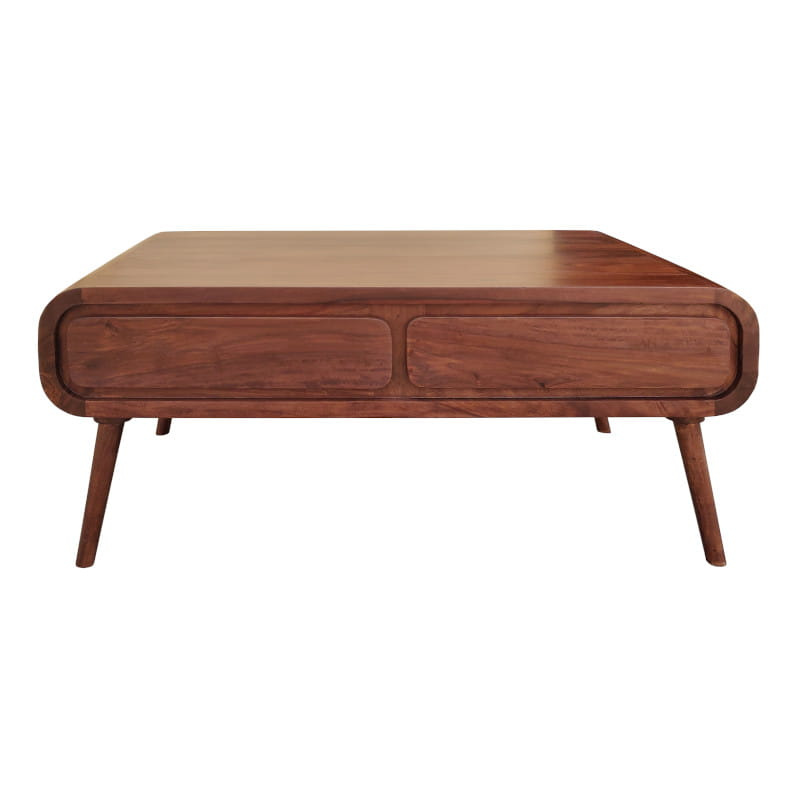 TABLE4U :: Couchtisch aus Holz Gubbe 110x70cm schokolade