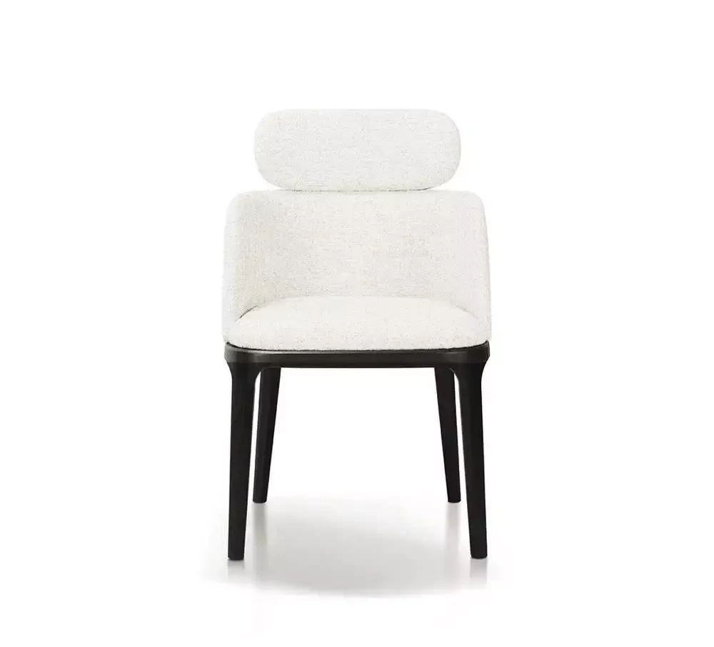 Nobonobo :: Must beige upholstered chair with armrests, width 53 cm