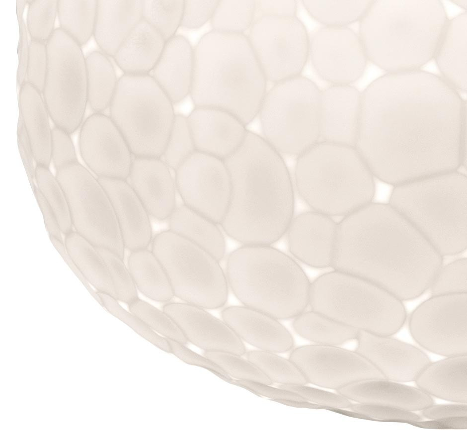 Artemide :: Tischlampe aus Aluminium Meteorite Tavolo Durchmesser 35 cm weiß