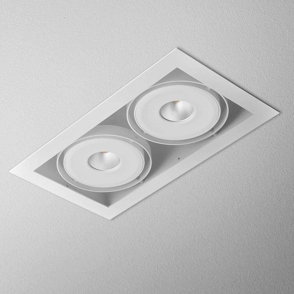 Aqform :: Bindung eingebraucht Aluminium SQUARES weiß