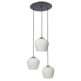 Kaspa :: Pendant lamp Venus ceiling 3 black white