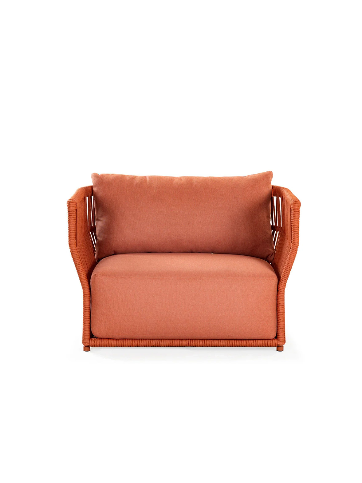 Kunesti :: Have Some Joy! Orange Garden Chair, Width 105 cm